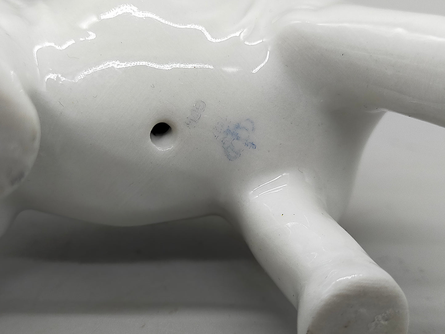 Klassische GDR Porzellan Elefant Figur
