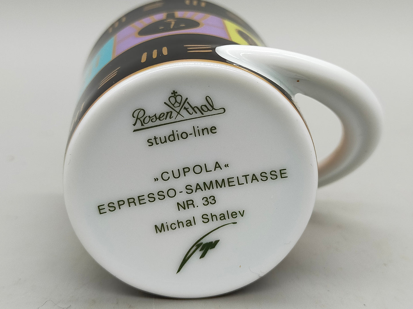 Rosenthal Cupola Espresso Sammeltasse Nr. 33 Michal Shalev