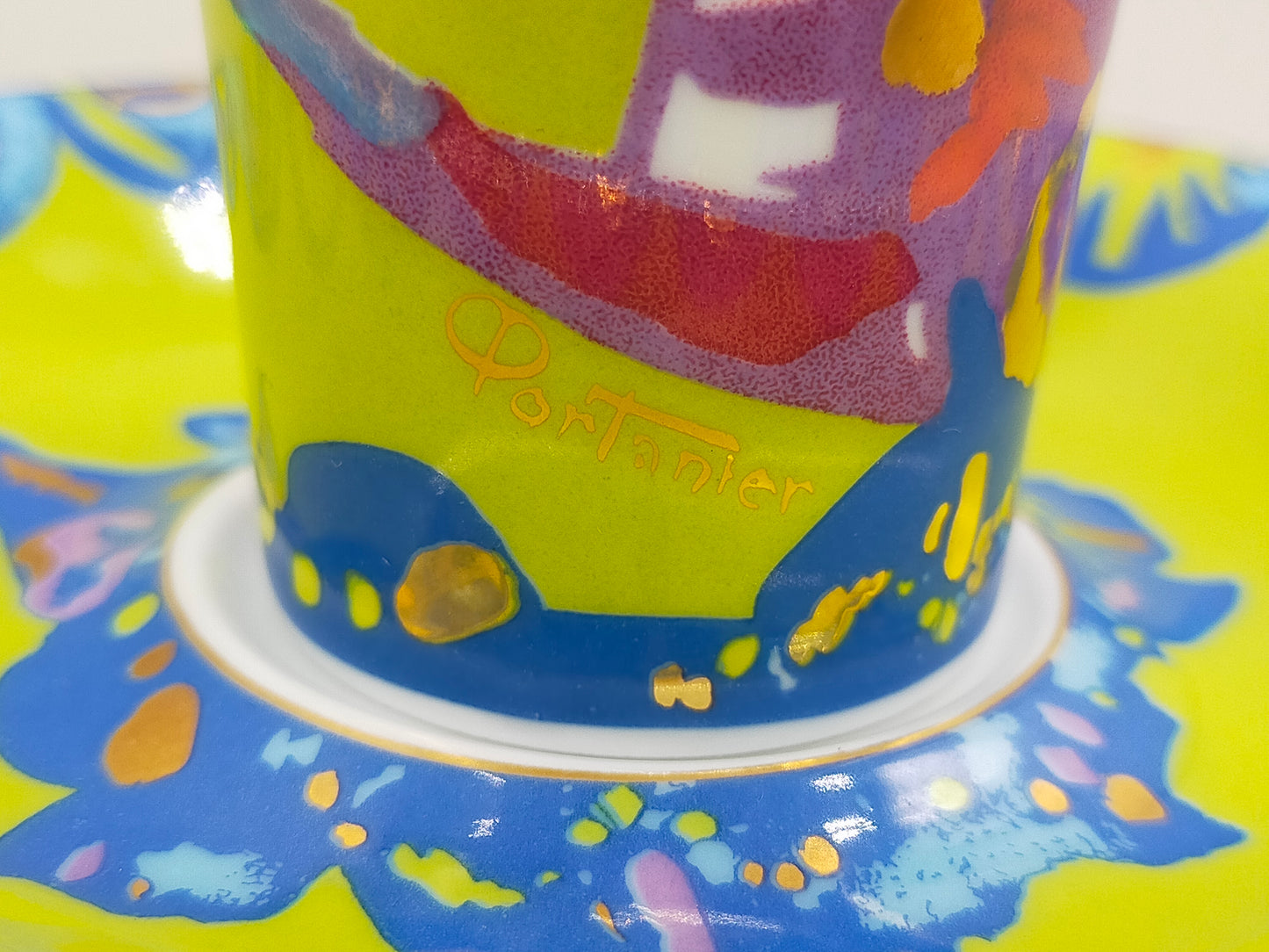 Rosenthal Mythos Espresso Jahrestasse 1995 Gilbert Portanier