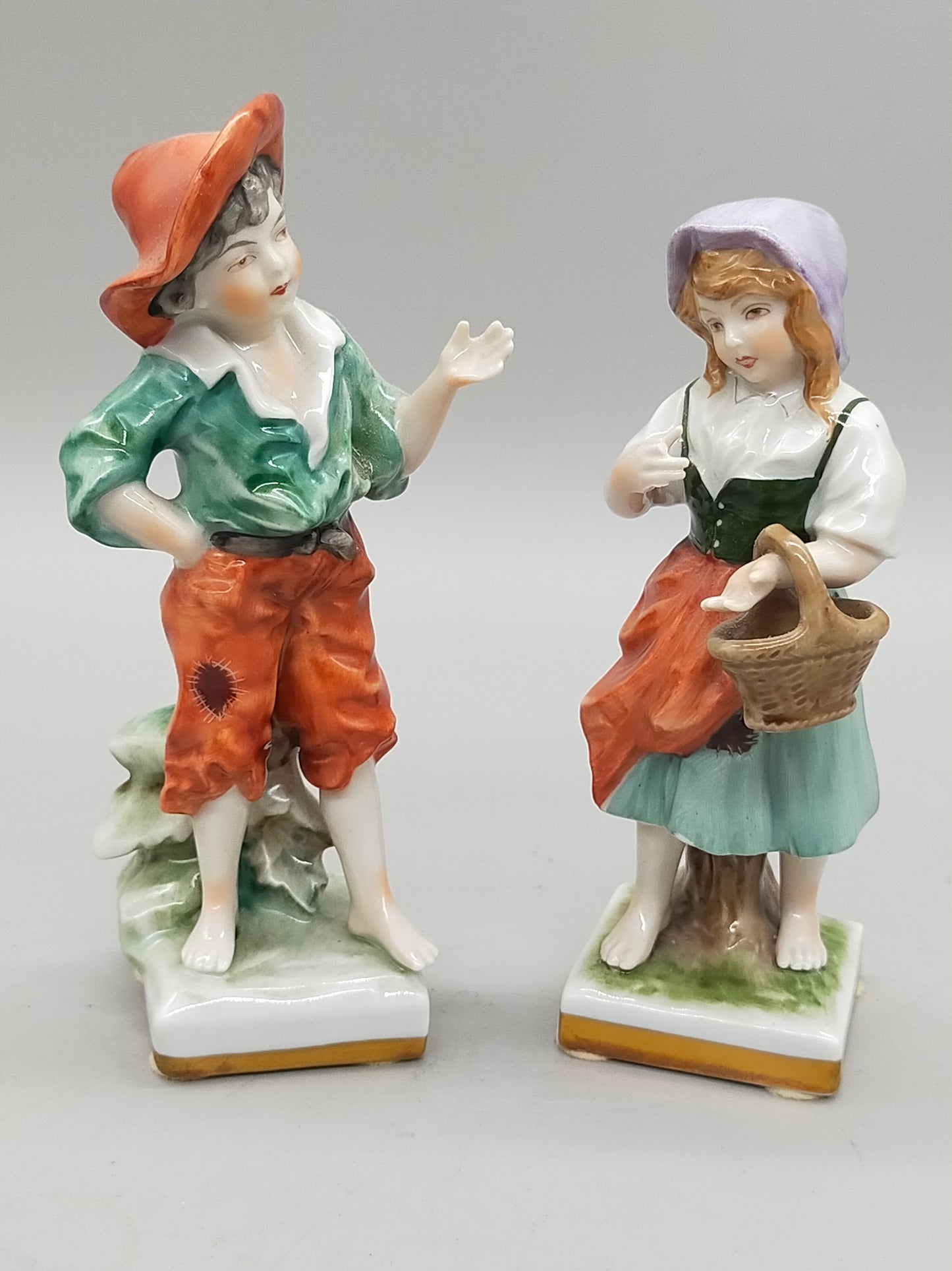 Unterweissbach Porzellanfiguren Set Junge & Mädchen Thüringen