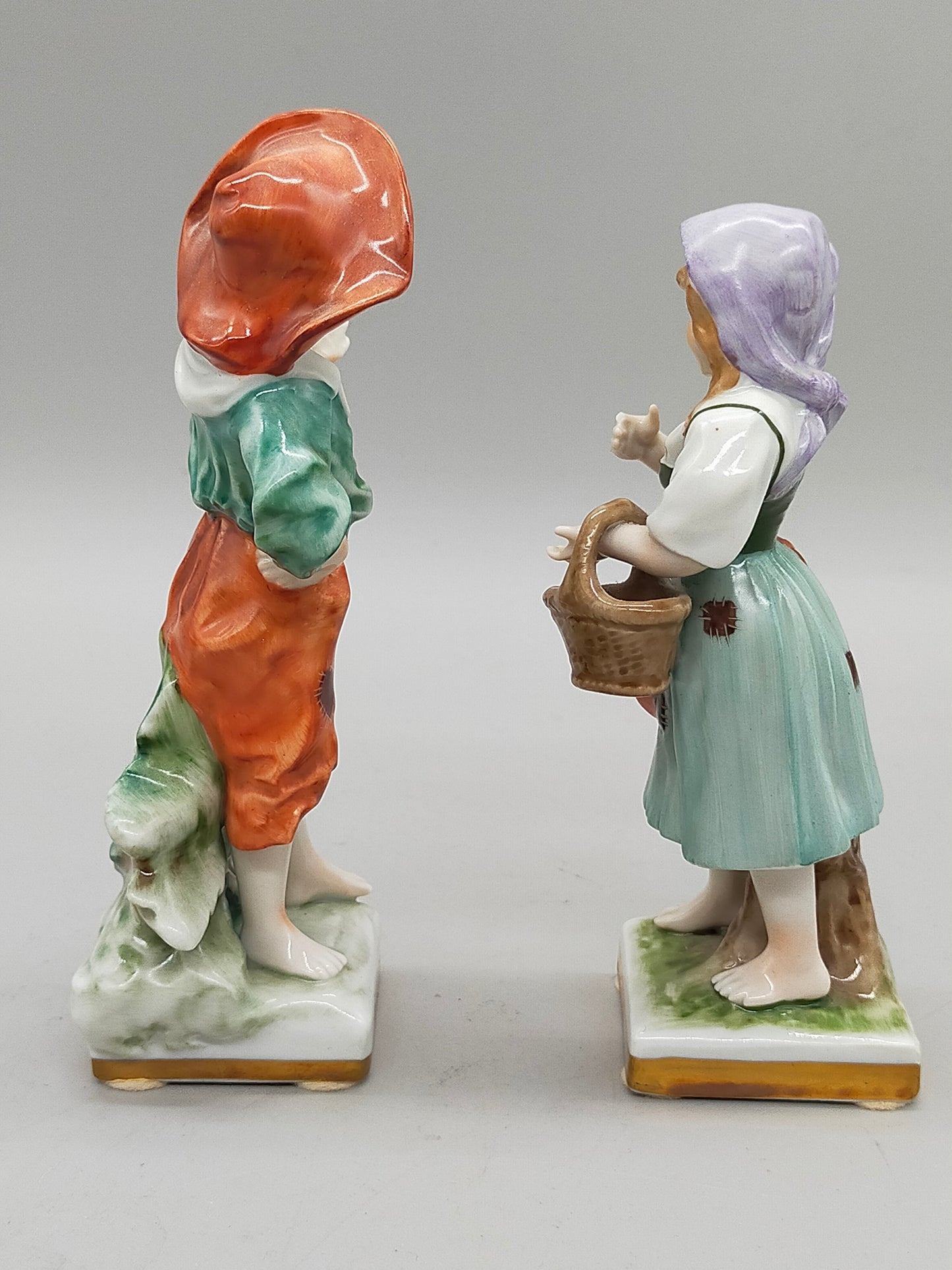 Unterweissbach Porzellanfiguren Set Junge & Mädchen Thüringen