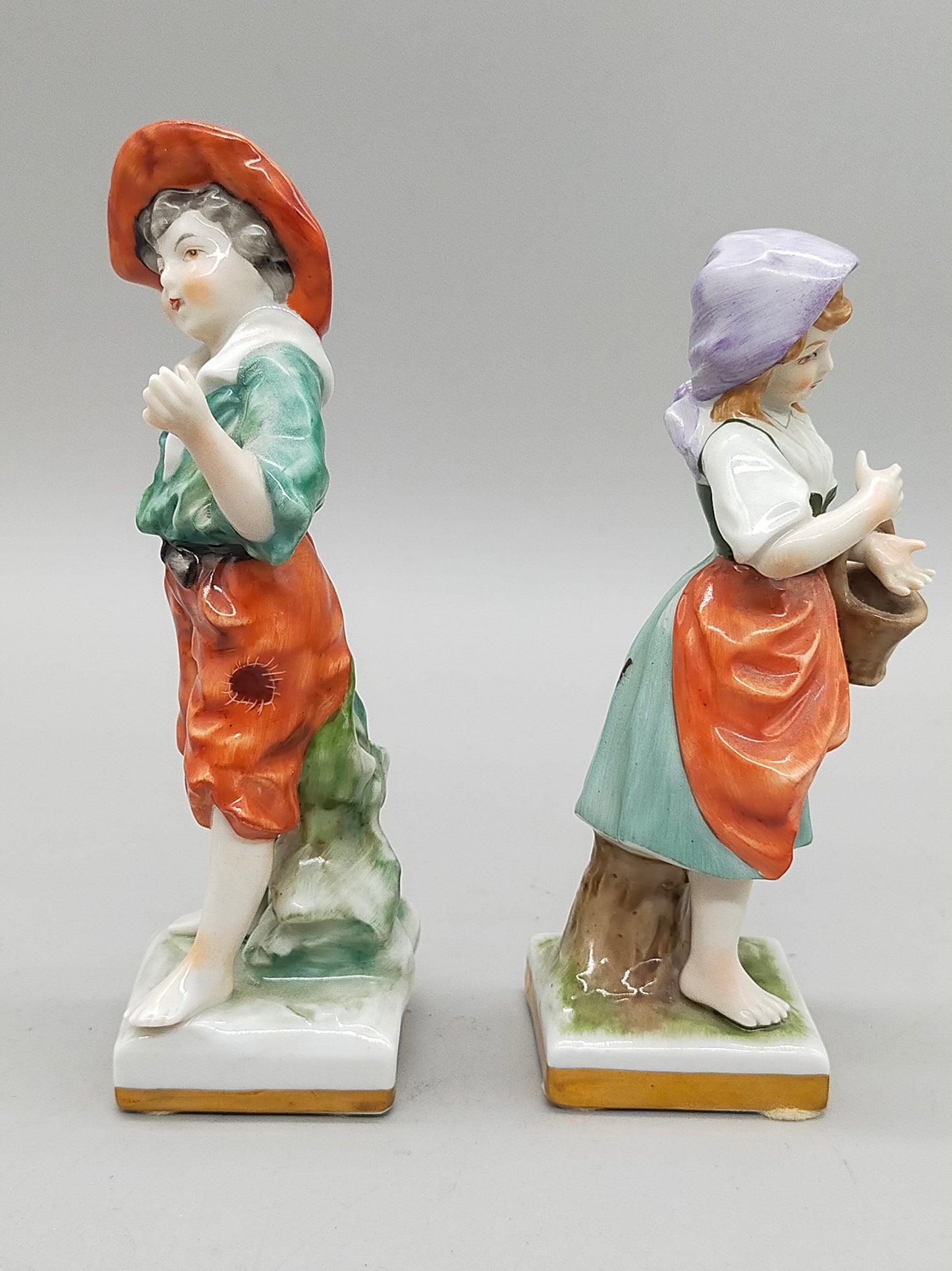 Unterweissbach Porzellanfiguren Set Junge & Mädchen Thüringen