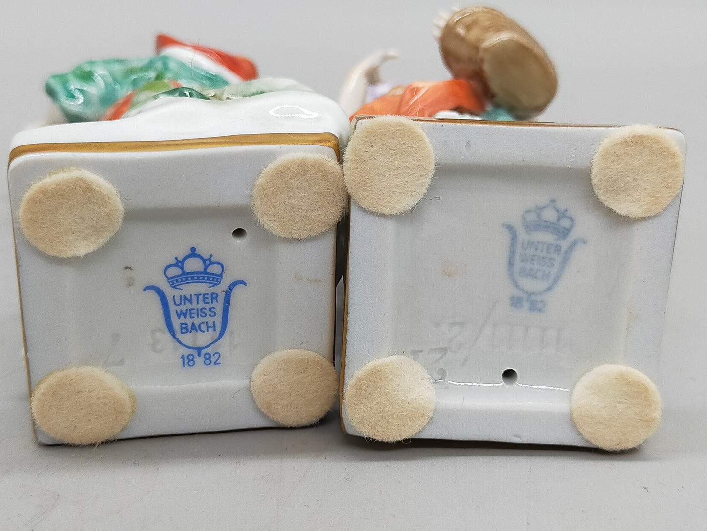 Unterweissbach Porzellanfiguren Set Junge & Mädchen Thüringen