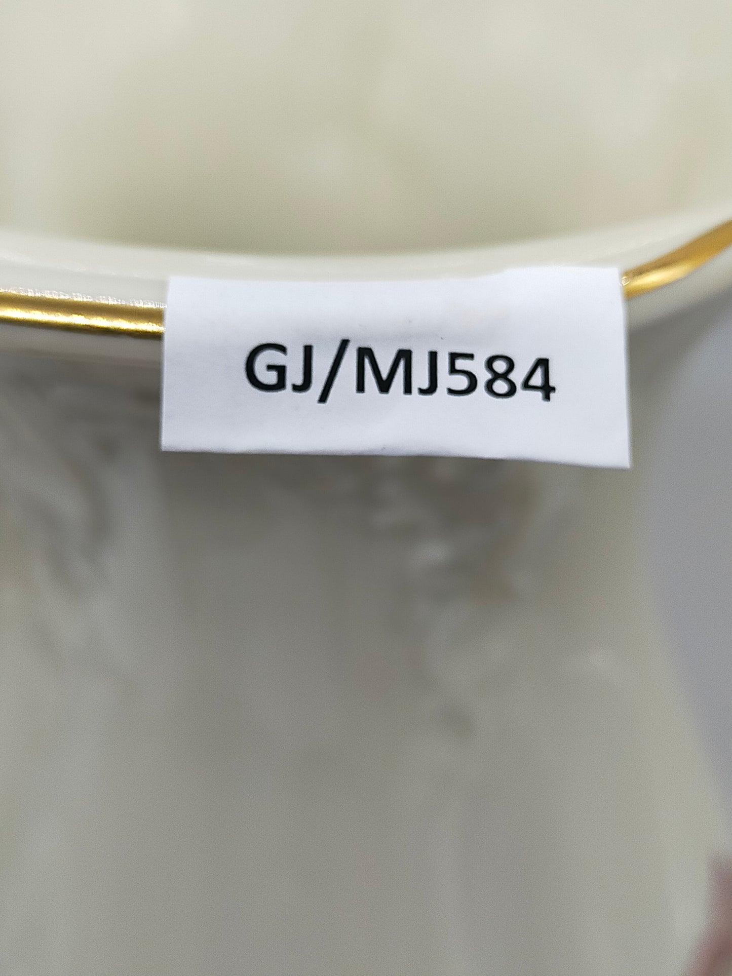 Elegante Rosenthal Moliere Porzellan Vase Blumendekor & Goldrand