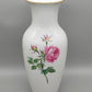 KPM Berlin Porzellan Vase mit Rosen Dekor und Goldrand