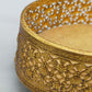Antike Vintage Schmuckschatulle mit Glasdeckel und Rosen-Dekor