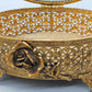 Antike Vintage Schmuckschatulle mit Glasdeckel und Rosen-Dekor
