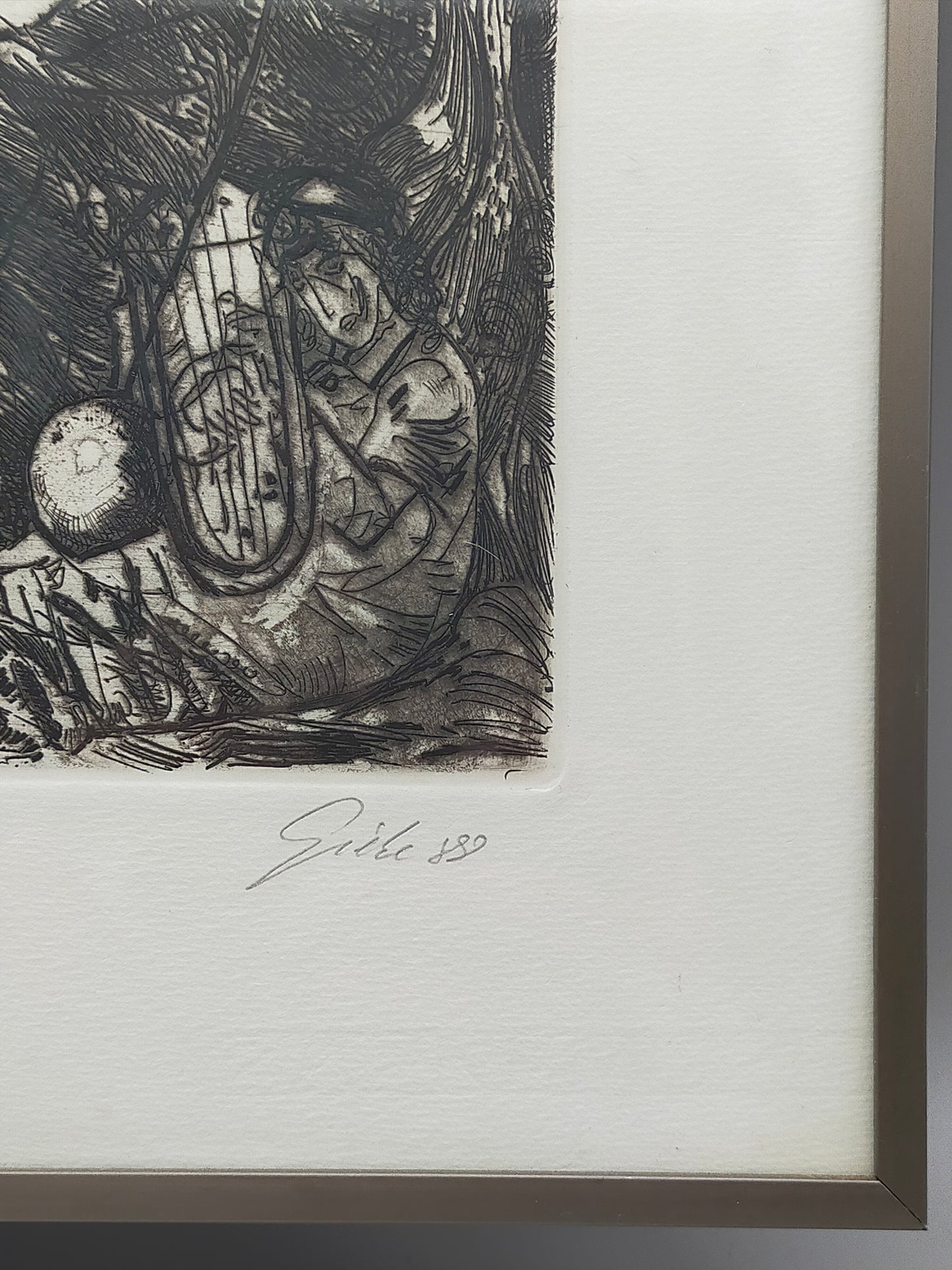 Sighard Gille (1989) Radierung Zu Heinrich Heine, Deutschland