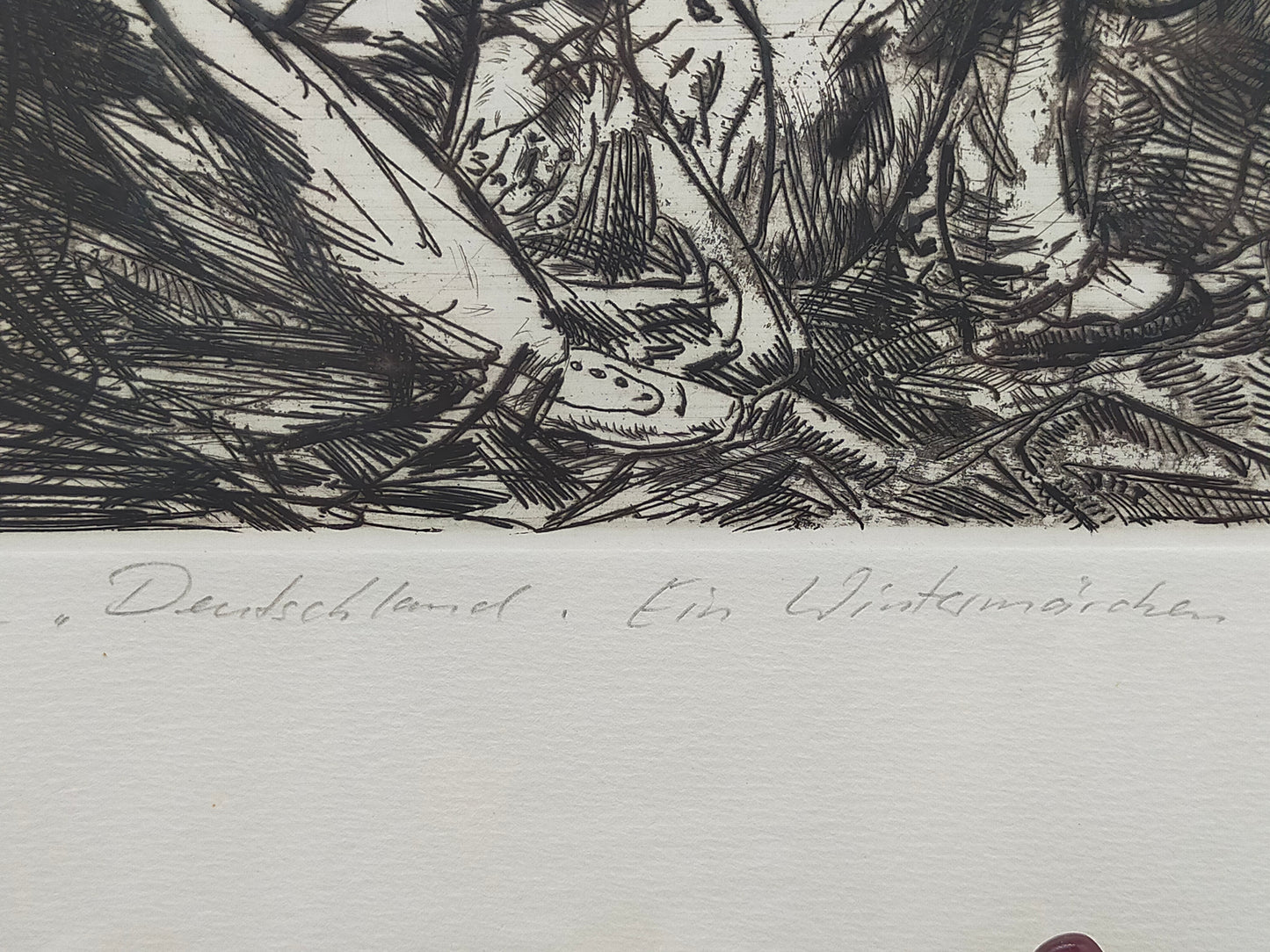 Sighard Gille (1989) Radierung Zu Heinrich Heine, Deutschland