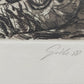 Sighard Gille (1989) Radierung Zu Heinrich Heine, Deutschland