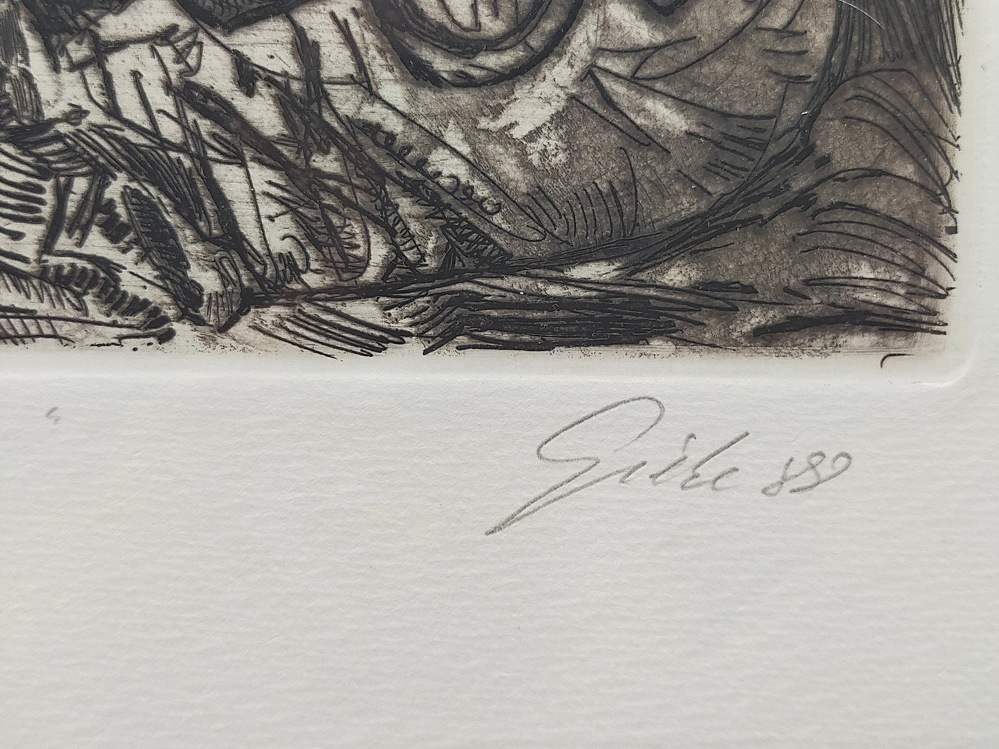 Sighard Gille (1989) Radierung Zu Heinrich Heine, Deutschland