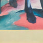 Deutsche Schule (XX) – Blaues Pferd nach Franz Marc Kunstdruck