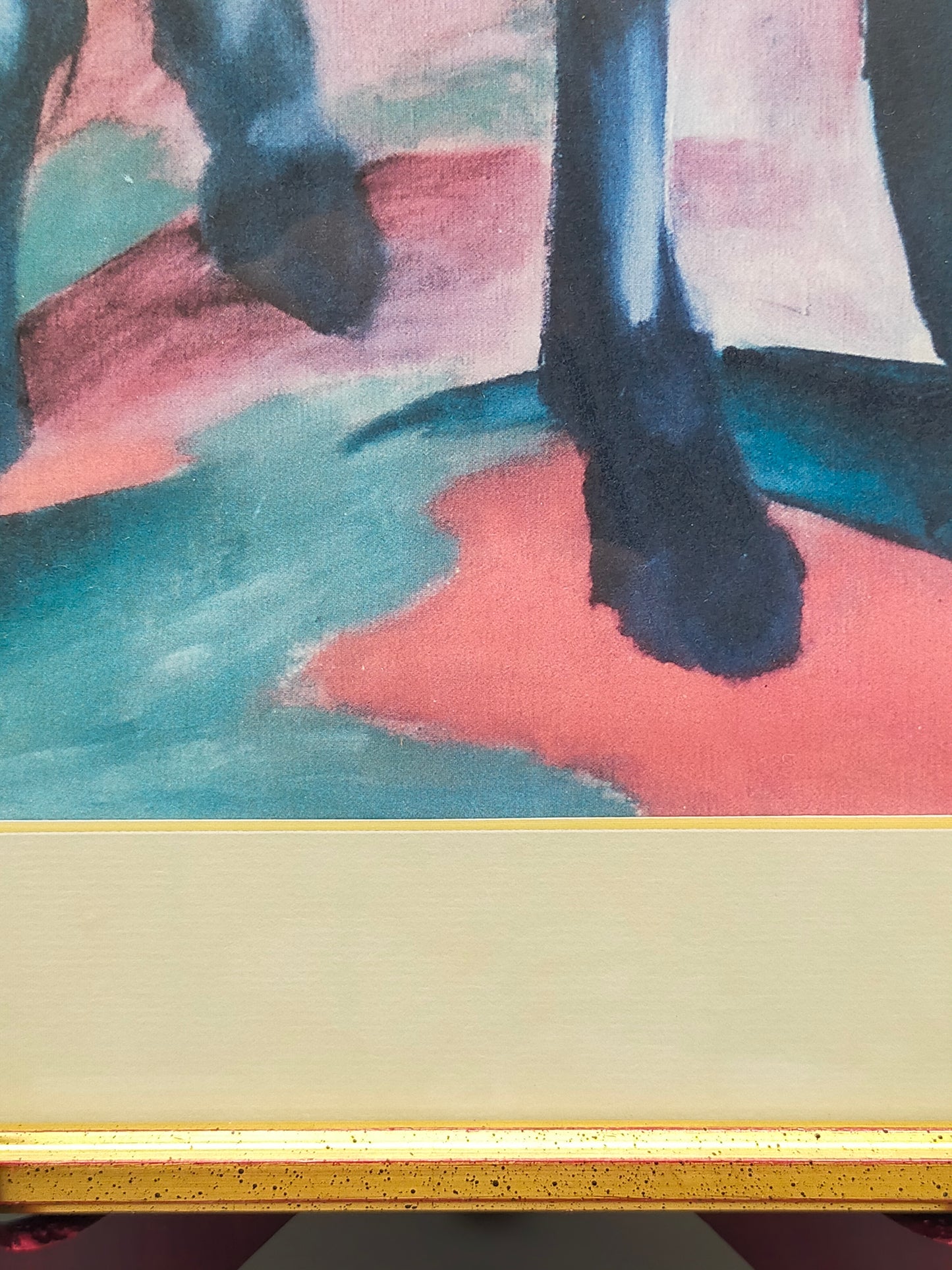 Deutsche Schule (XX) – Blaues Pferd nach Franz Marc Kunstdruck