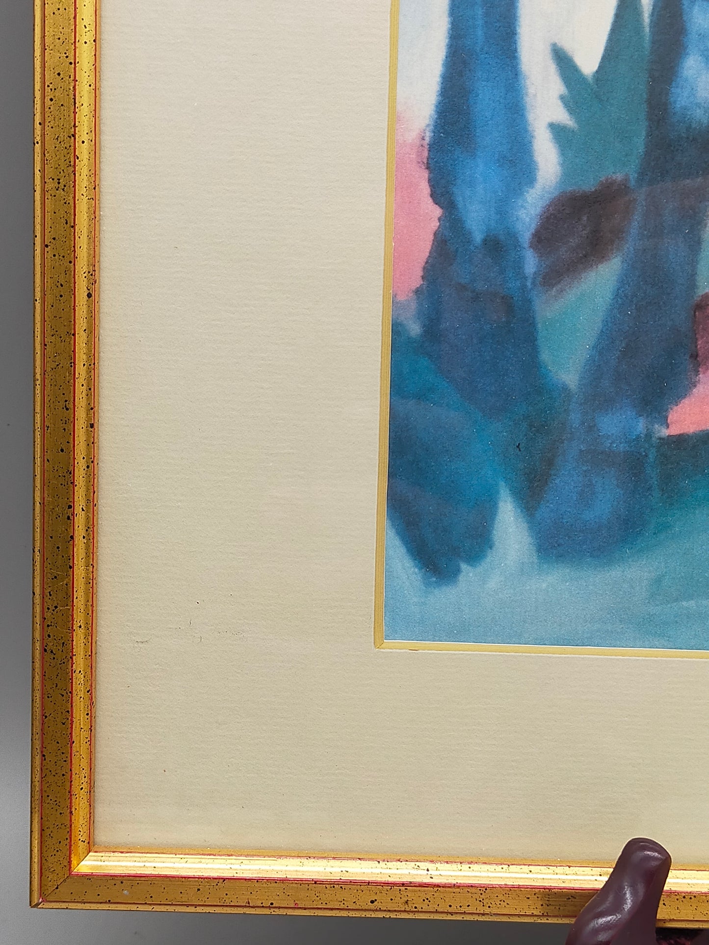 Deutsche Schule (XX) – Blaues Pferd nach Franz Marc Kunstdruck