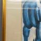 Deutsche Schule (XX) – Blaues Pferd nach Franz Marc Kunstdruck