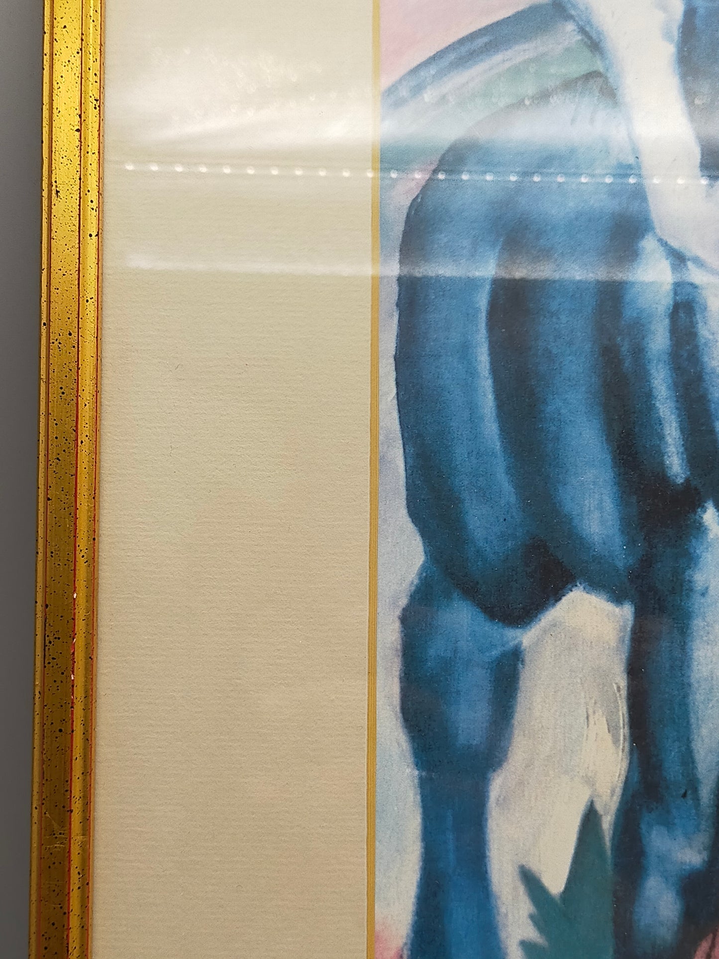 Deutsche Schule (XX) – Blaues Pferd nach Franz Marc Kunstdruck