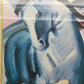 Deutsche Schule (XX) – Blaues Pferd nach Franz Marc Kunstdruck