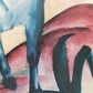 Deutsche Schule (XX) – Blaues Pferd nach Franz Marc Kunstdruck
