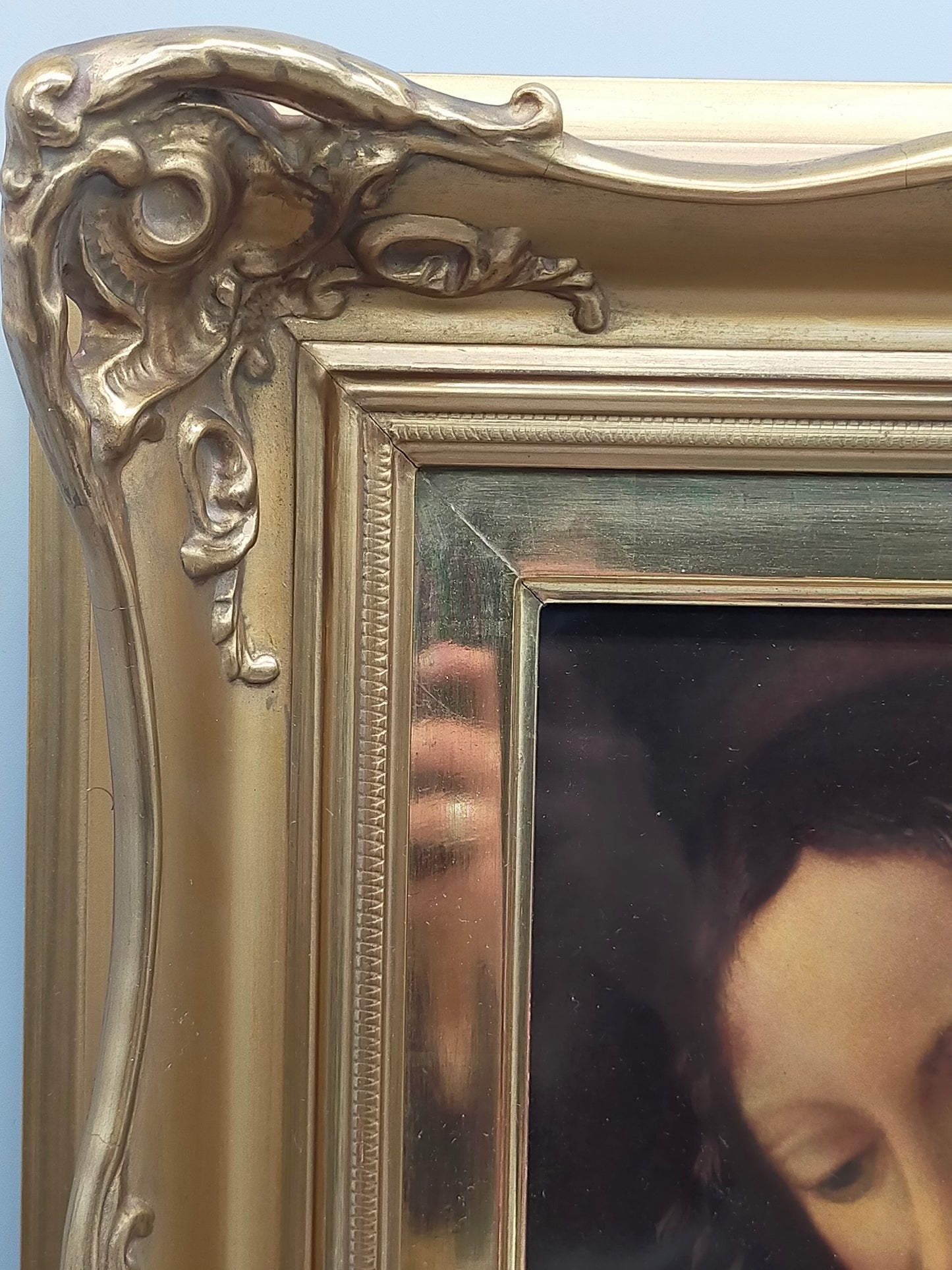 Rosenthal Porzellanbild – Madonna von Leonardo da Vinci – Gerahmt