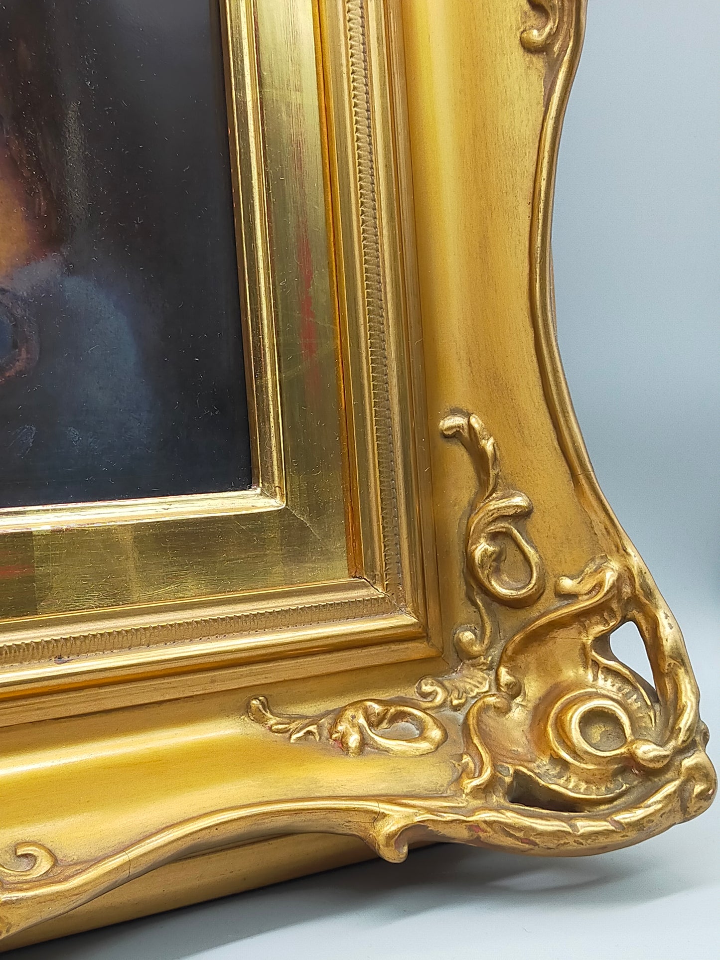 Rosenthal Porzellanbild – Madonna von Leonardo da Vinci – Gerahmt