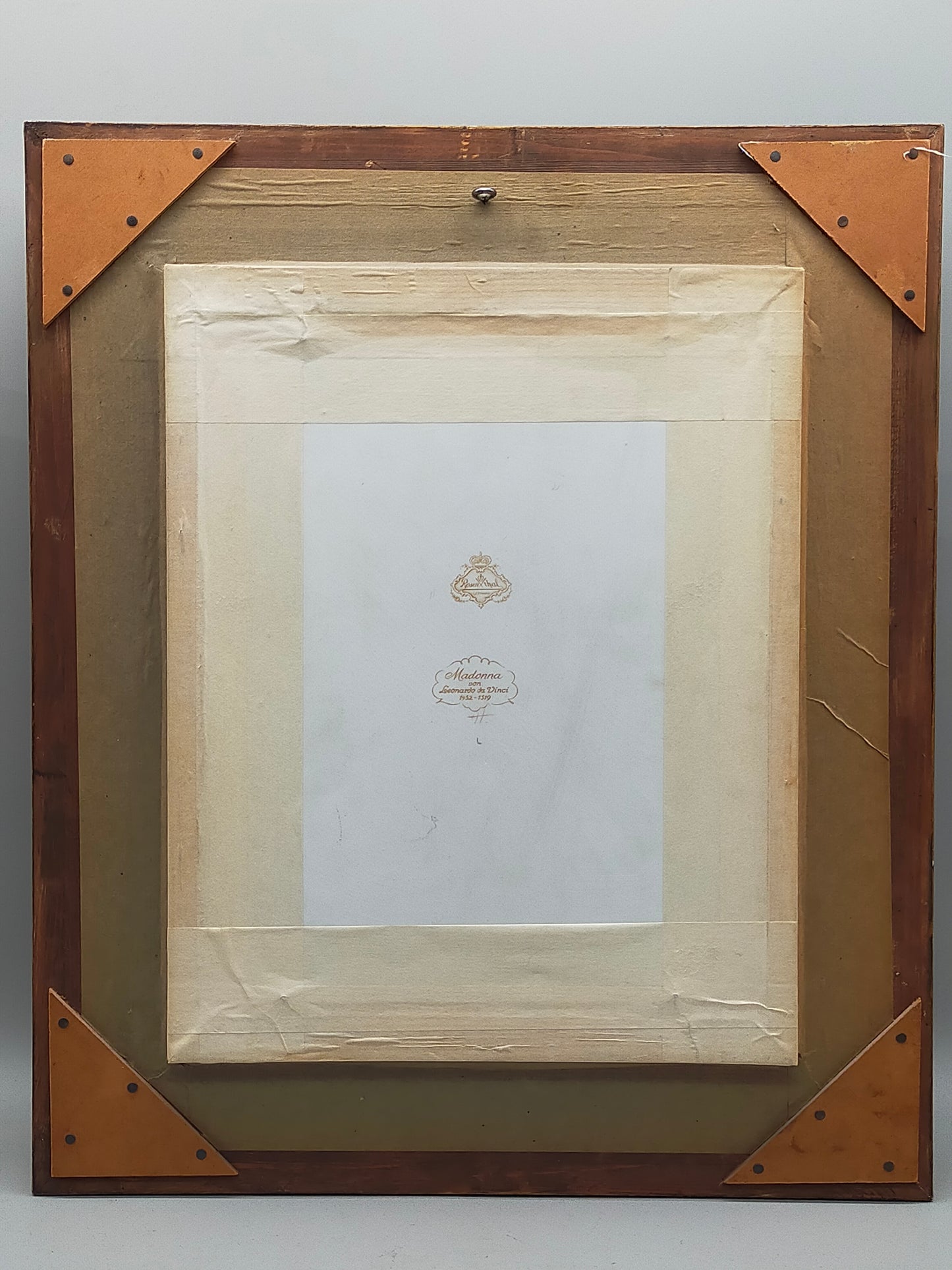 Rosenthal Porzellanbild – Madonna von Leonardo da Vinci – Gerahmt