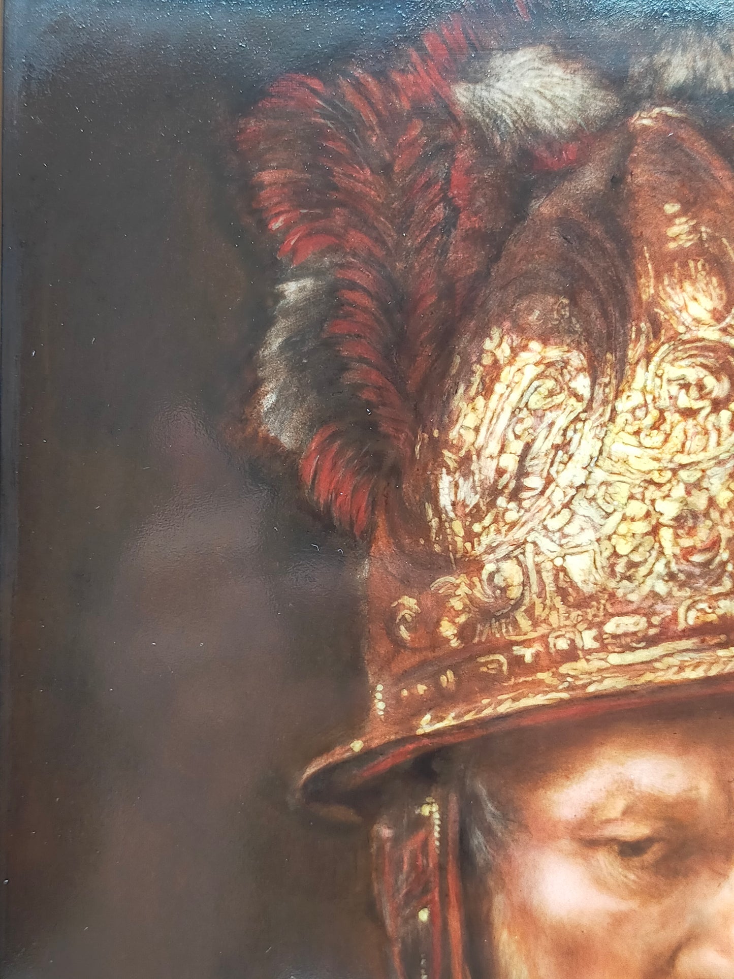 Rosenthal Porzellanbild Der Mann mit dem Goldhelm