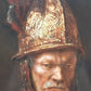 Rosenthal Porzellanbild Der Mann mit dem Goldhelm