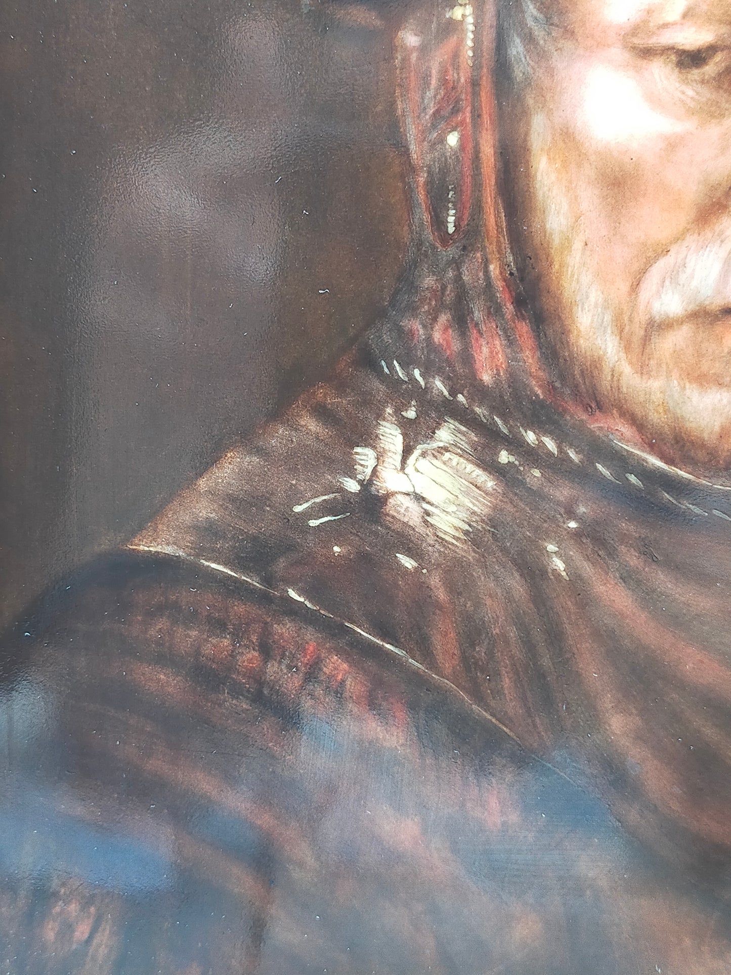 Rosenthal Porzellanbild Der Mann mit dem Goldhelm
