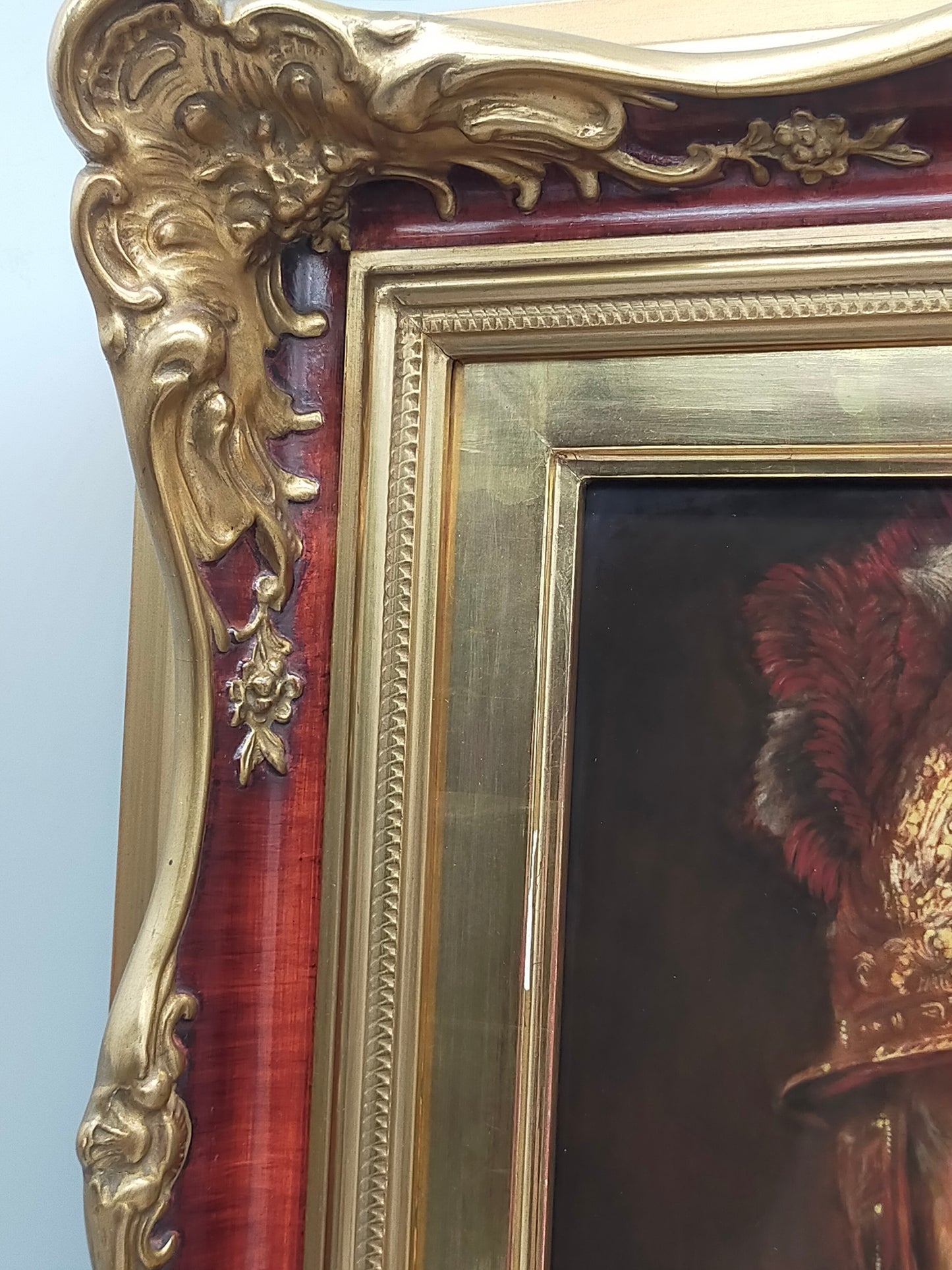 Rosenthal Porzellanbild Der Mann mit dem Goldhelm