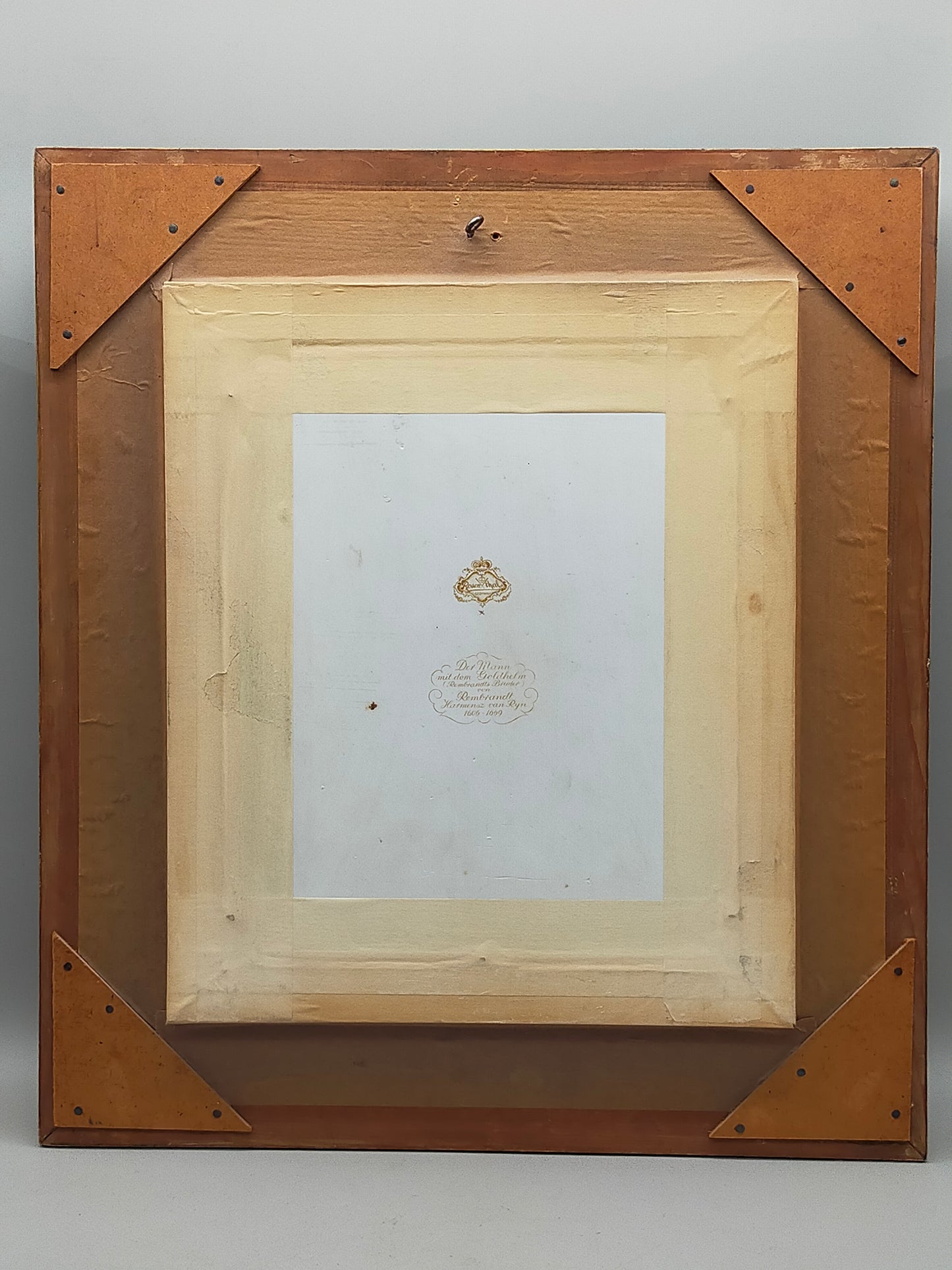 Rosenthal Porzellanbild Der Mann mit dem Goldhelm