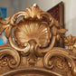 Prunkvoller Barock Wandspiegel Goldener Prachtrahmen