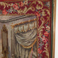 Klassischer Gobelin Wandbehang Höfische Szene im Prachtrahmen
