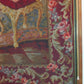 Klassischer Gobelin Wandbehang Höfische Szene im Prachtrahmen