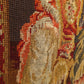 Klassischer Gobelin Wandbehang Höfische Szene im Prachtrahmen