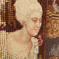 Klassischer Gobelin Wandbehang Höfische Szene im Prachtrahmen