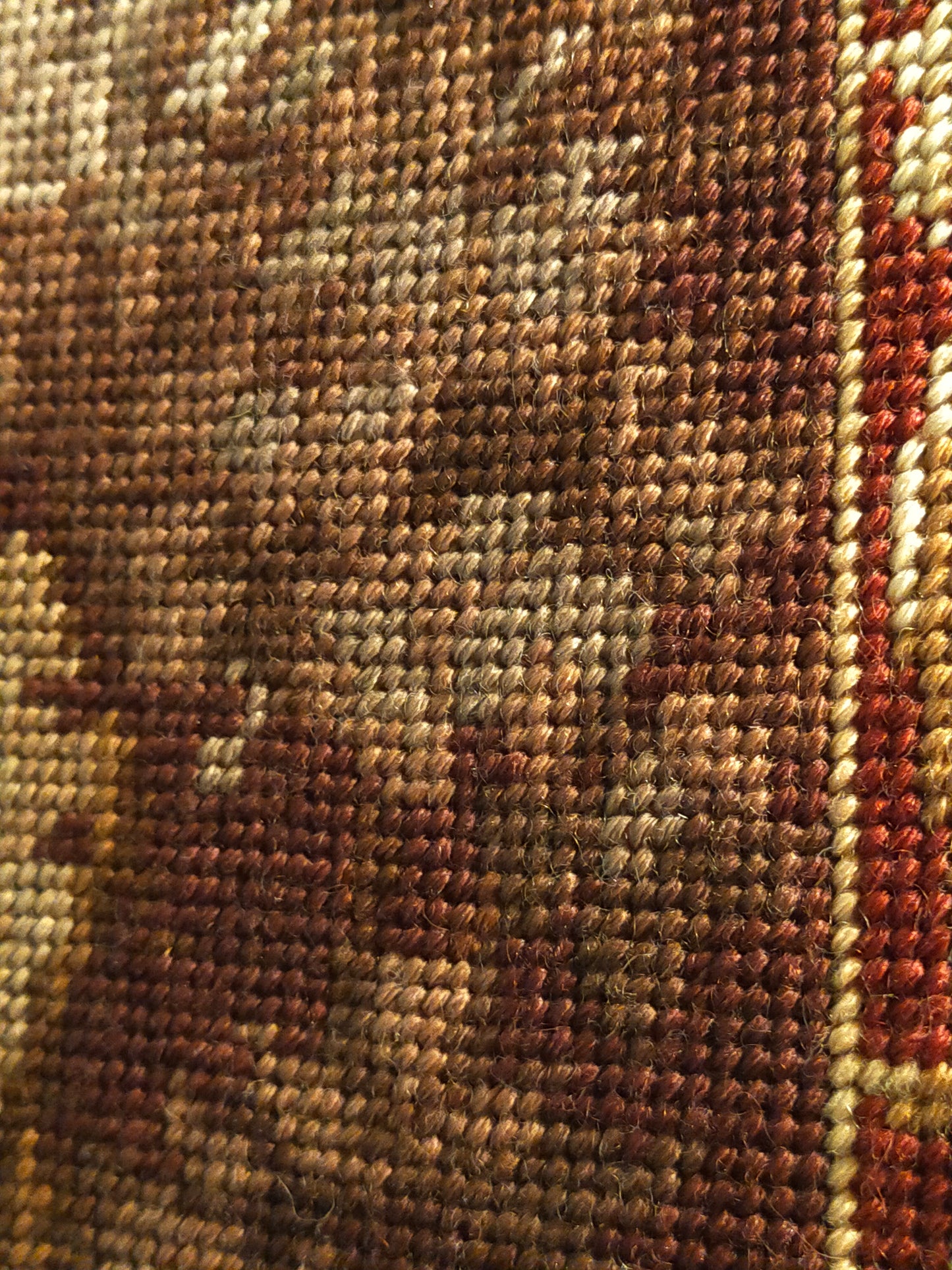 Großer Wandgobelin Elegante Damengesellschaft
