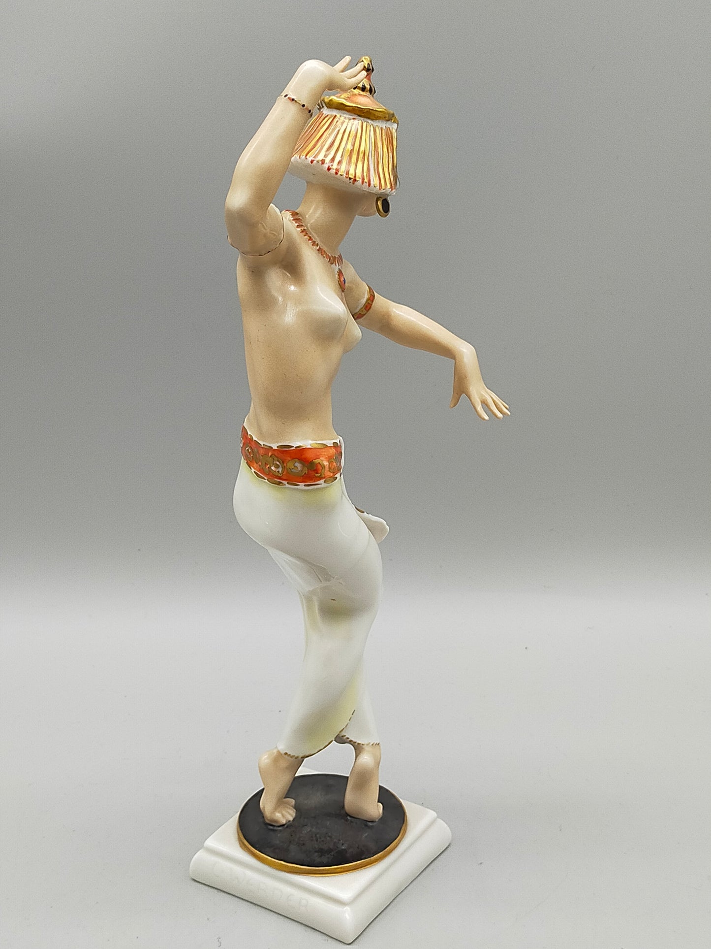 Art Deco Hutschenreuther Porzellanfigur Orientalische Tänzerin