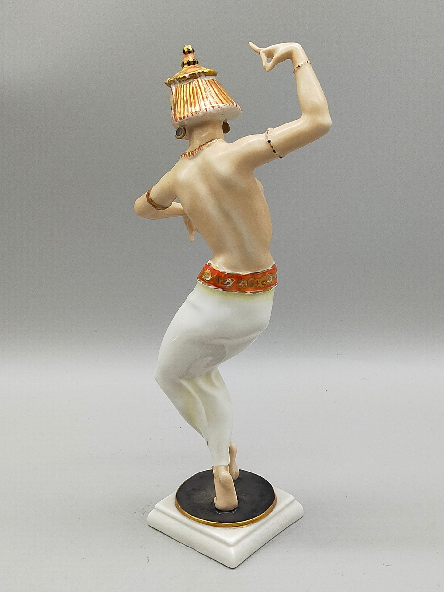 Art Deco Hutschenreuther Porzellanfigur Orientalische Tänzerin