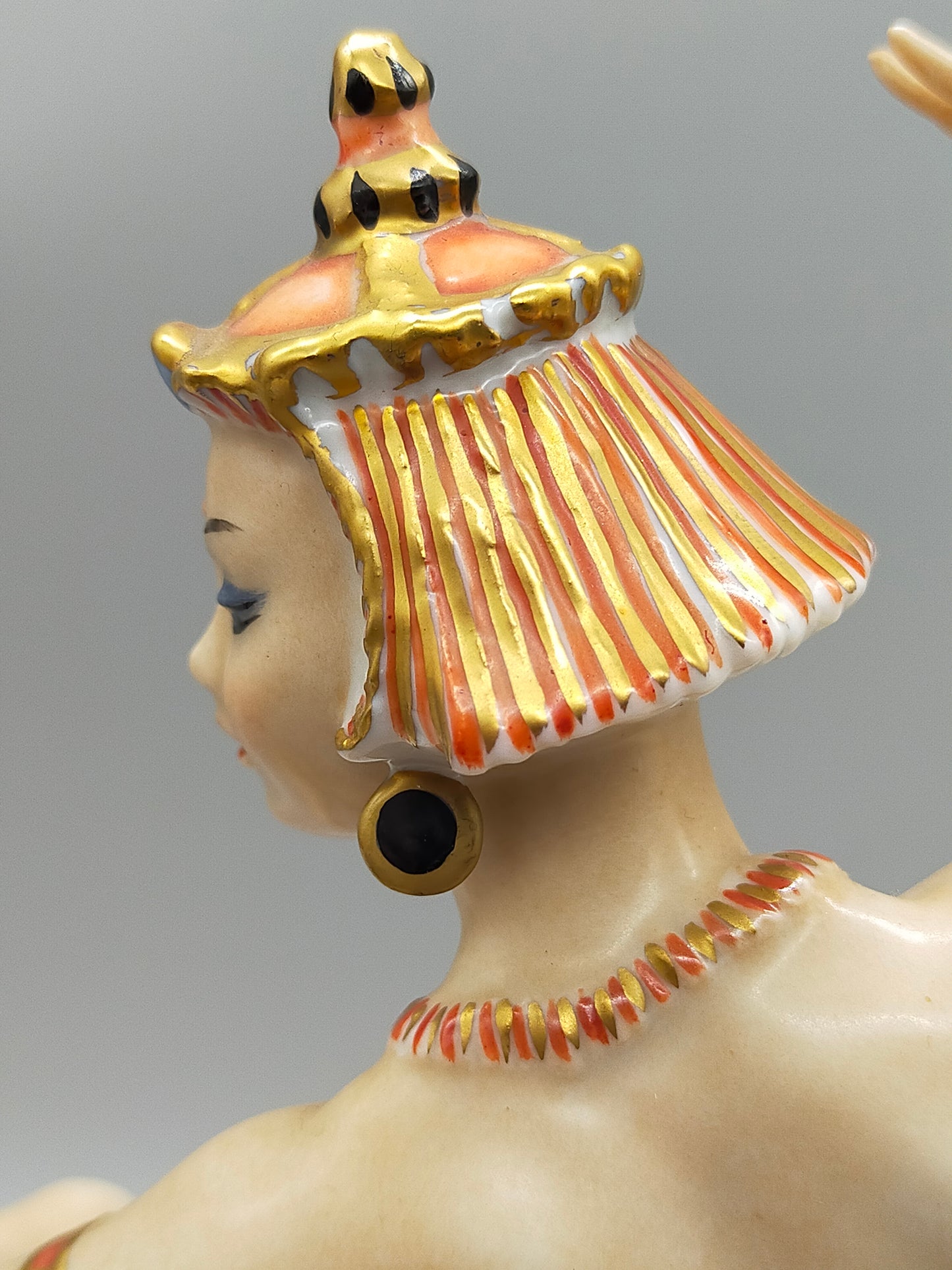 Art Deco Hutschenreuther Porzellanfigur Orientalische Tänzerin