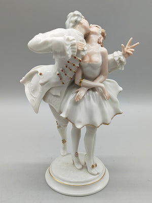 Hutschenreuther Porzellanfigur „Der Kuss“ von Karl Tutter