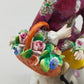 Sitzendorf Porzellan Figur Kavalier mit Blumenkorb Handbemalt