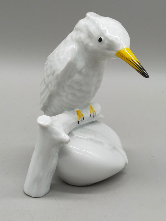 Vohenstrauss Porzellan Figur Eisvogel Edles Weißporzellan
