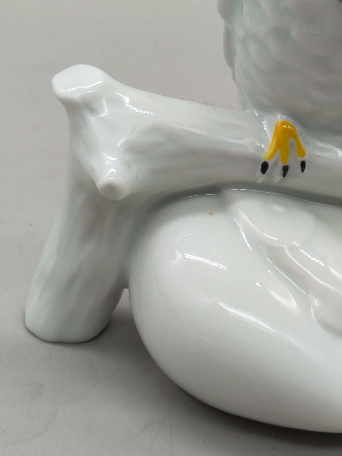 Vohenstrauss Porzellan Figur Eisvogel Edles Weißporzellan