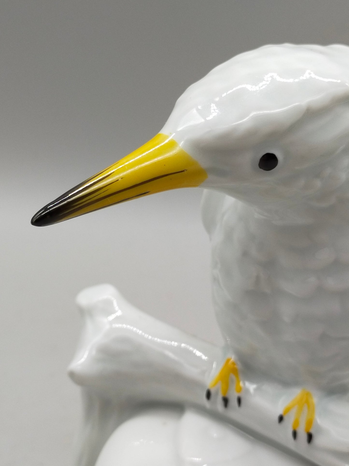 Vohenstrauss Porzellan Figur Eisvogel Edles Weißporzellan