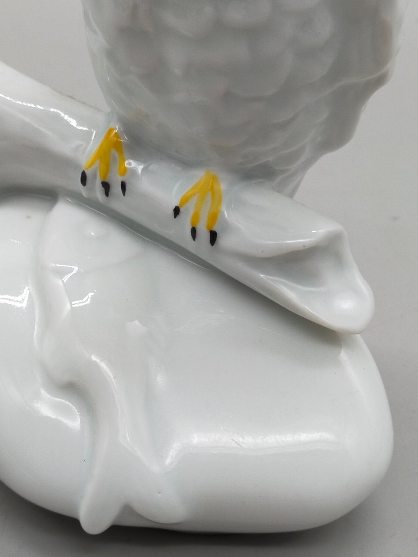 Vohenstrauss Porzellan Figur Eisvogel Edles Weißporzellan