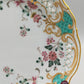 Edle Keito Porzellan Schale Durchbrochener Rand & Florales Japan