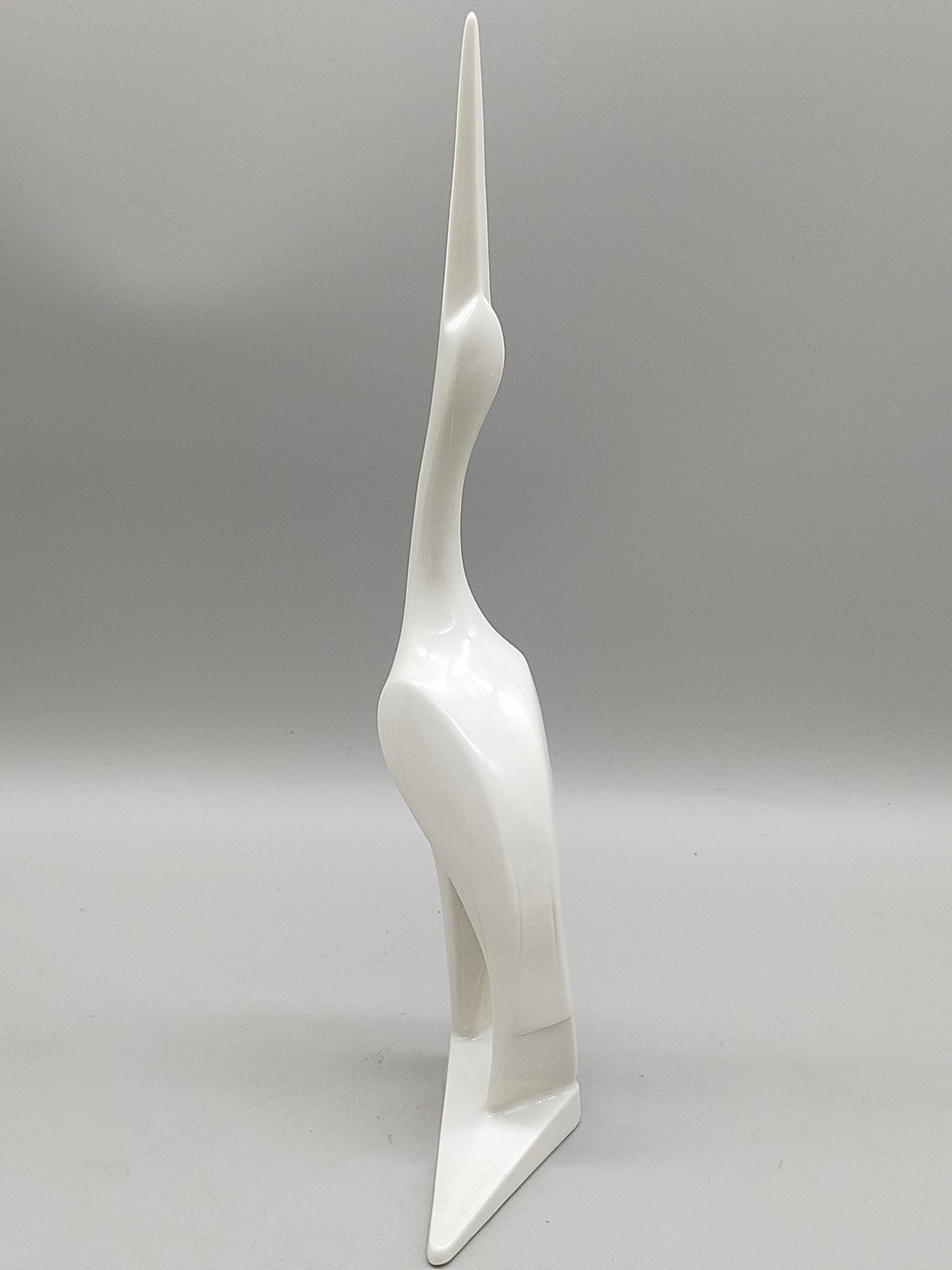 Elegante Sgrafo Modern Porzellan Kranich Figur
