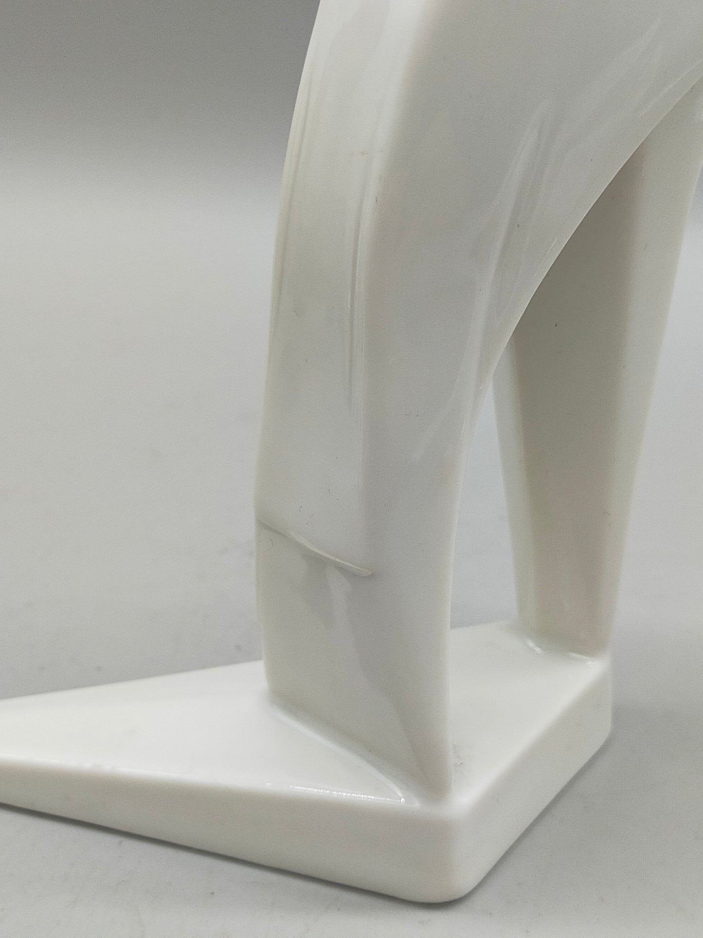 Elegante Sgrafo Modern Porzellan Kranich Figur