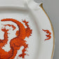 PGH Meißen Porzellan Set Roter Ming Drache mit edlem Goldrand