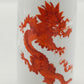 PGH Meißen Porzellan Set Roter Ming Drache mit edlem Goldrand